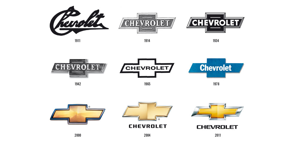 Neuf logos pour un siècle de Chevrolet