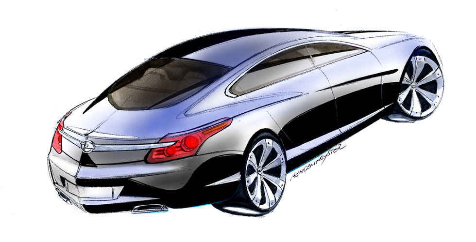 Dessin : Opel Insignia