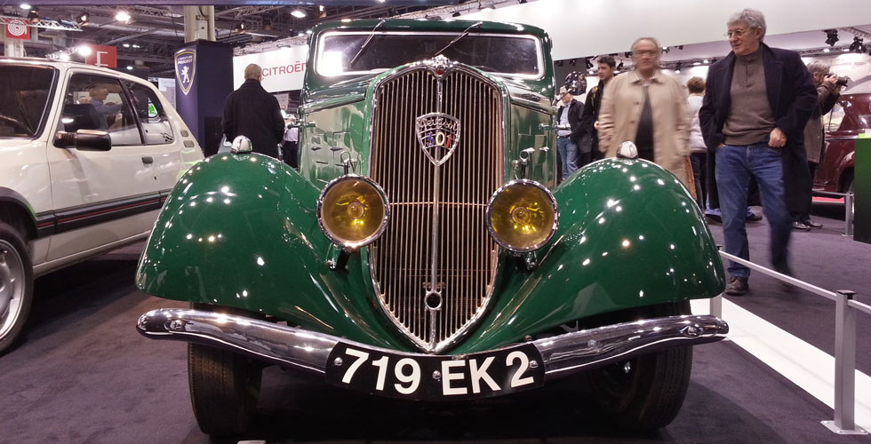 Retromobile : visite du stand Peugeot