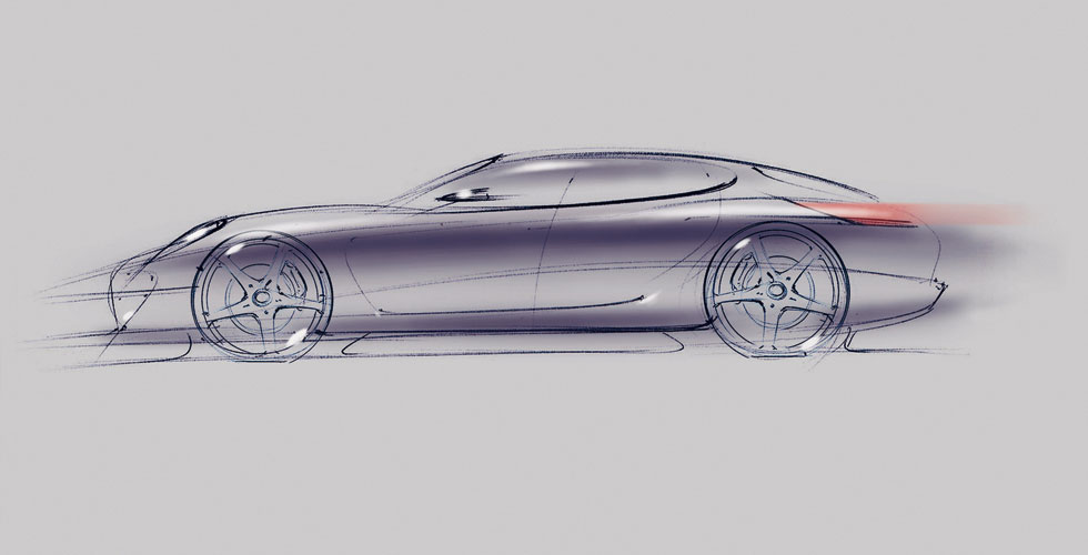 Dessin : Porsche Panamera