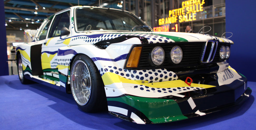 La BMW 320i de Roy Lichtenstein à Paris