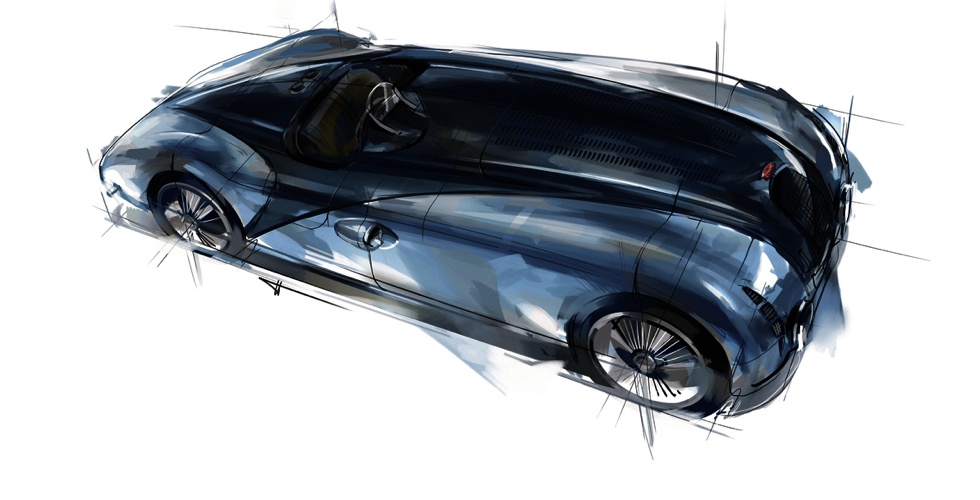 Dessin : Bugatti Type 57G Tank