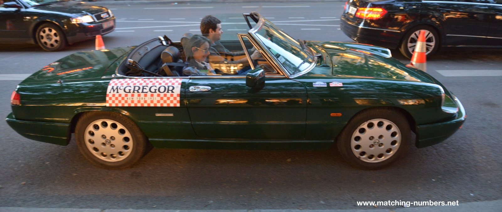 Essai Alfa Romeo Spider : Paris, la nuit