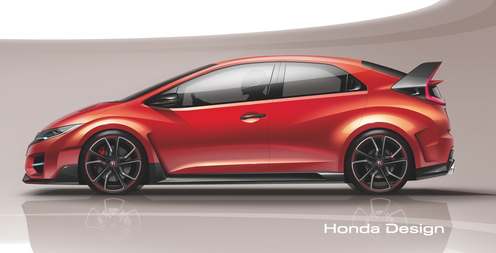 Dessin : Honda Civic Type R Concept