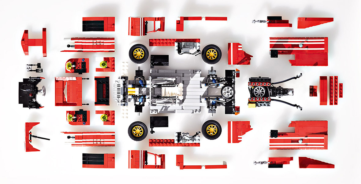 Des Porsche en Lego