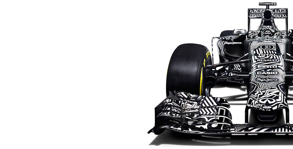Red Bull RB11 Camo 2015 : la F1 zébrée