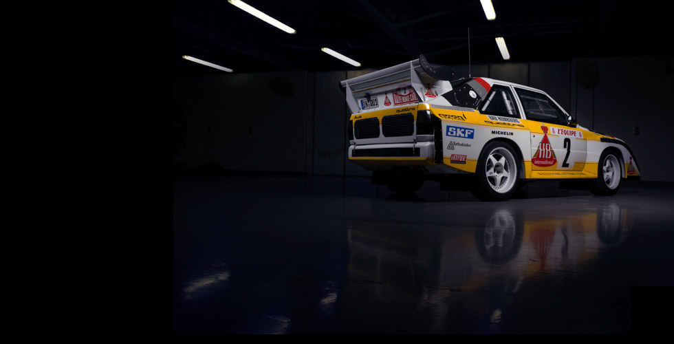 Studio photo : Audi S1 quattro Groupe B