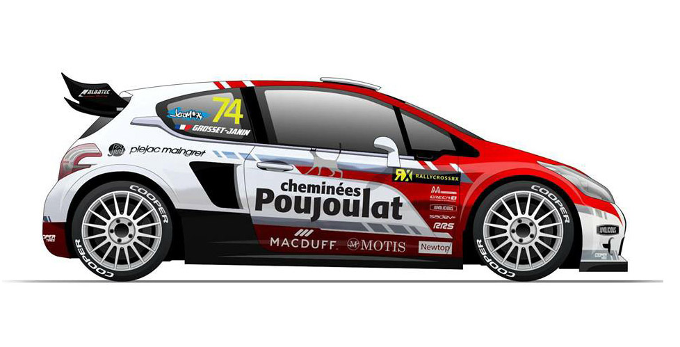 Peugeot 208 WRX pour Jérôme Grosset-Janin