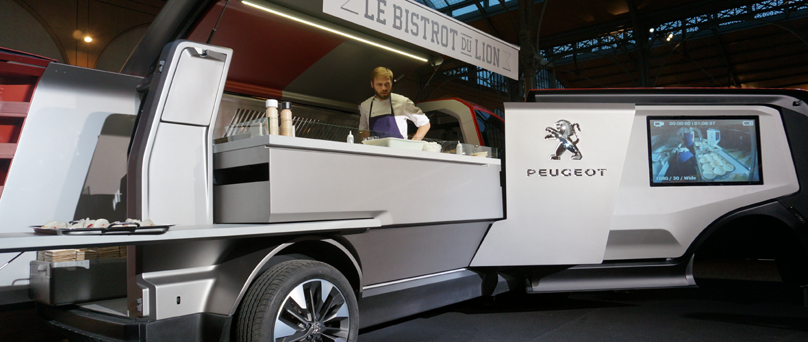 Une Peugeot à boire, à manger et à danser !