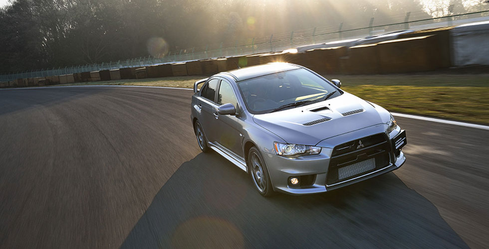 Mitsubishi Lancer Evolution Final Edition : rime triste