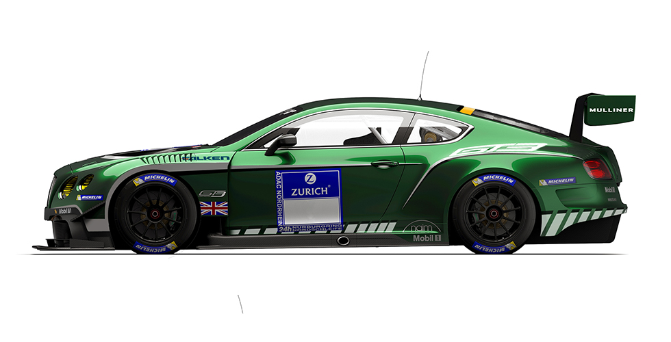 Bentley : une livrée hommage pour les 24H du Nurburgring