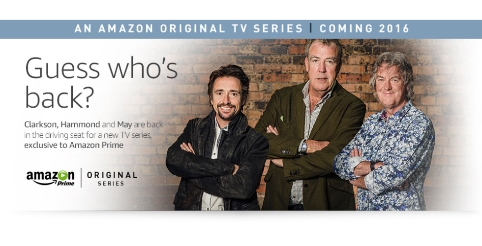 Clarkson, Hammond et May chez Amazon !