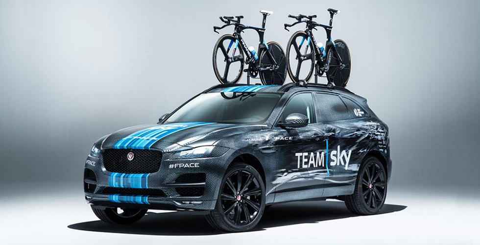 Utrecht, Jaguar révèle son F-PACE sur le Tour de France