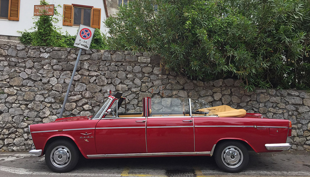 Fiat 1500 Cabriolet et Marea rallongée : les taxis de Capri