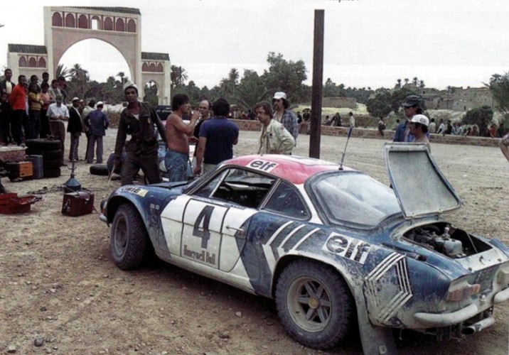 Alpine Renault A110 – Bernard Darniche : Alain Mahe- Rallye du Maroc 1973 – 01