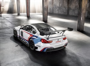 BMW M6 GT3, révélée lors du Salon IAA de Francfort 2015.