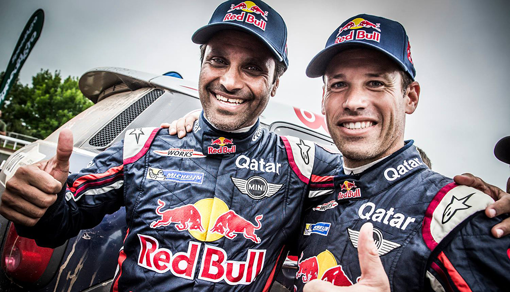 Nasser Al Attiyah & Matthieu Baumel : le coup de trois