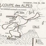 Tracé Coupe des Alpes - Alpine Rally 1960