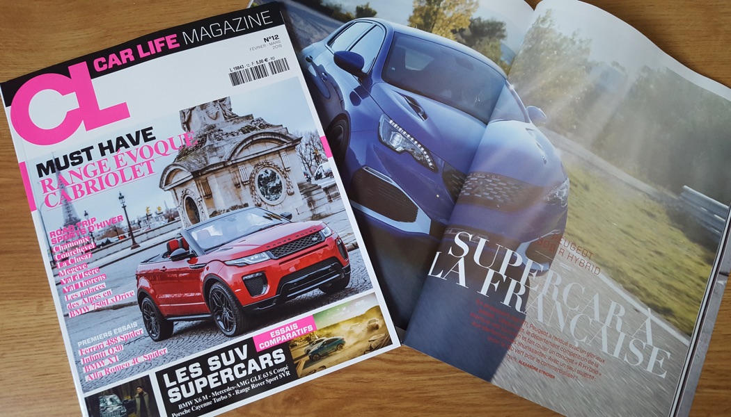 Au sommaire de Car Life Magazine