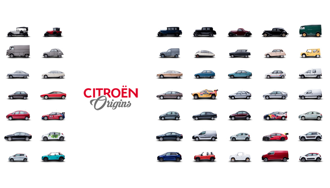 Citroën Origins, sans DS ni SM.