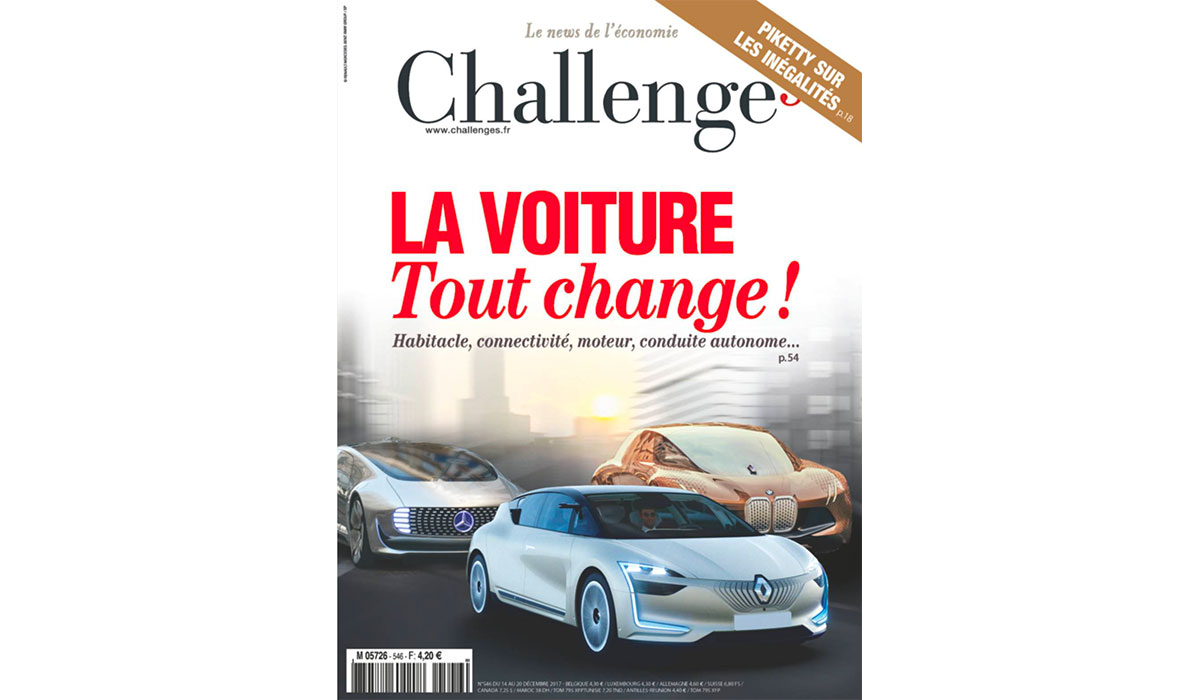 Renault en une de Challenges : quelle coïncidence !