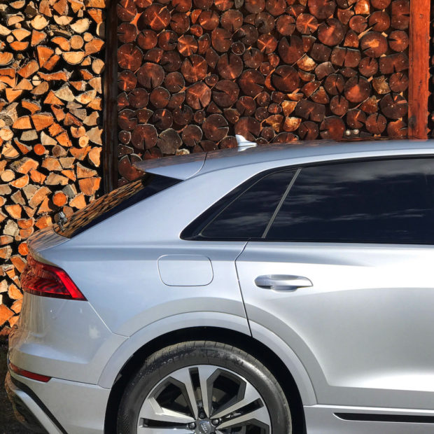 Audi Q8 : un exercice de style pour un mannequin grande taille