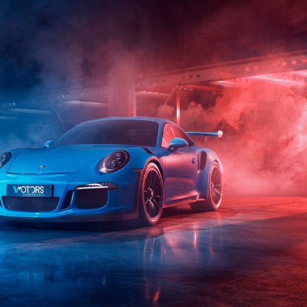 Porsche GT3 RS dans la brume, par Guillaume Petranto