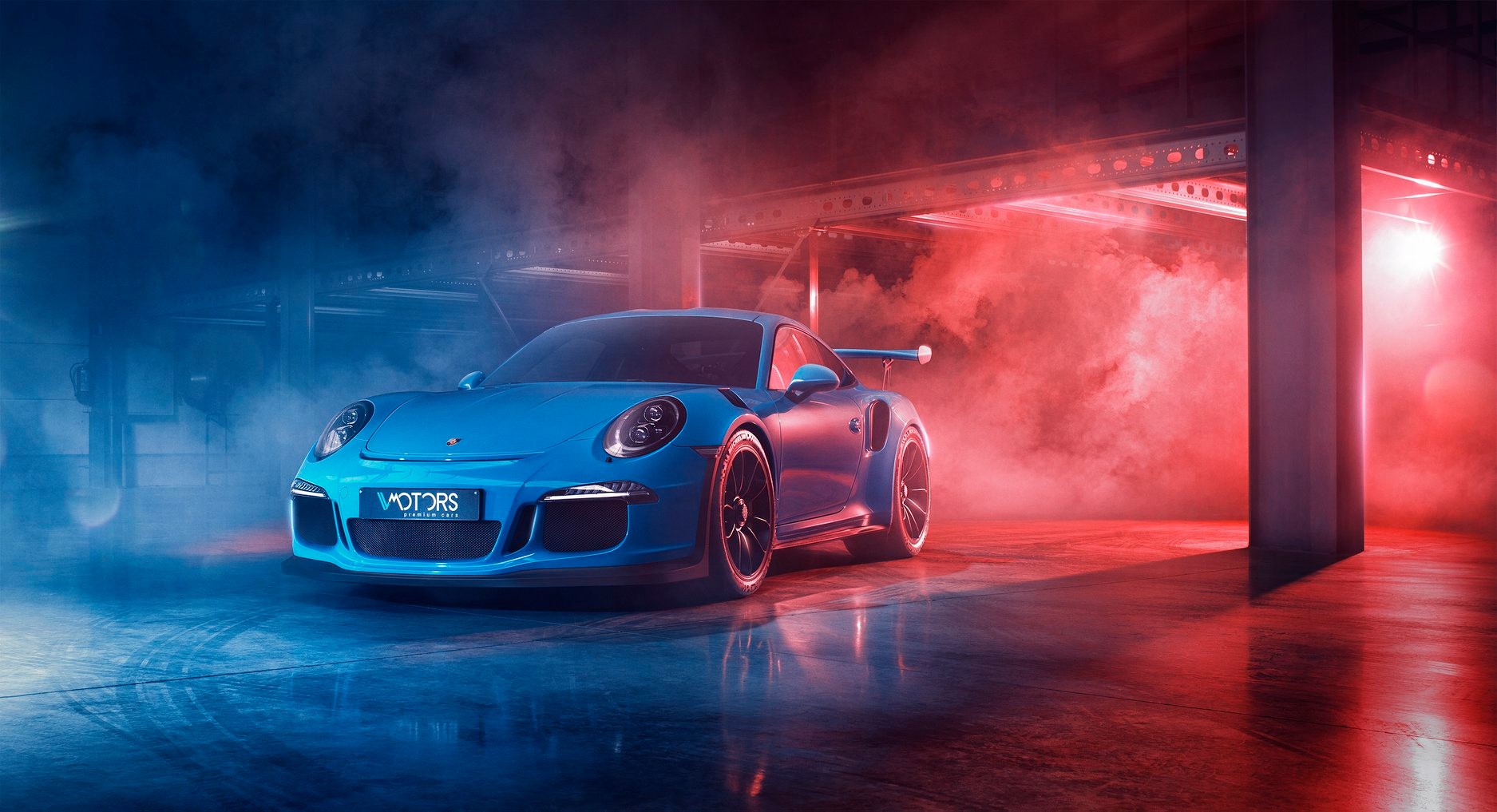 Porsche GT3 RS dans la brume, par Guillaume Petranto