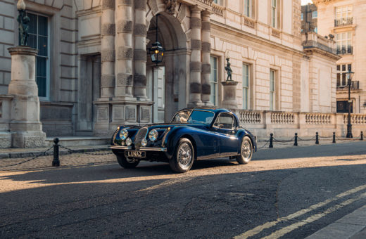 Une Jaguar XK120 de 1952 en version électrique