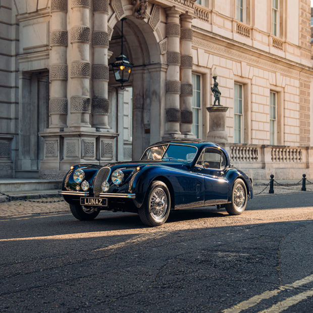 Une Jaguar XK120 de 1952 en version électrique