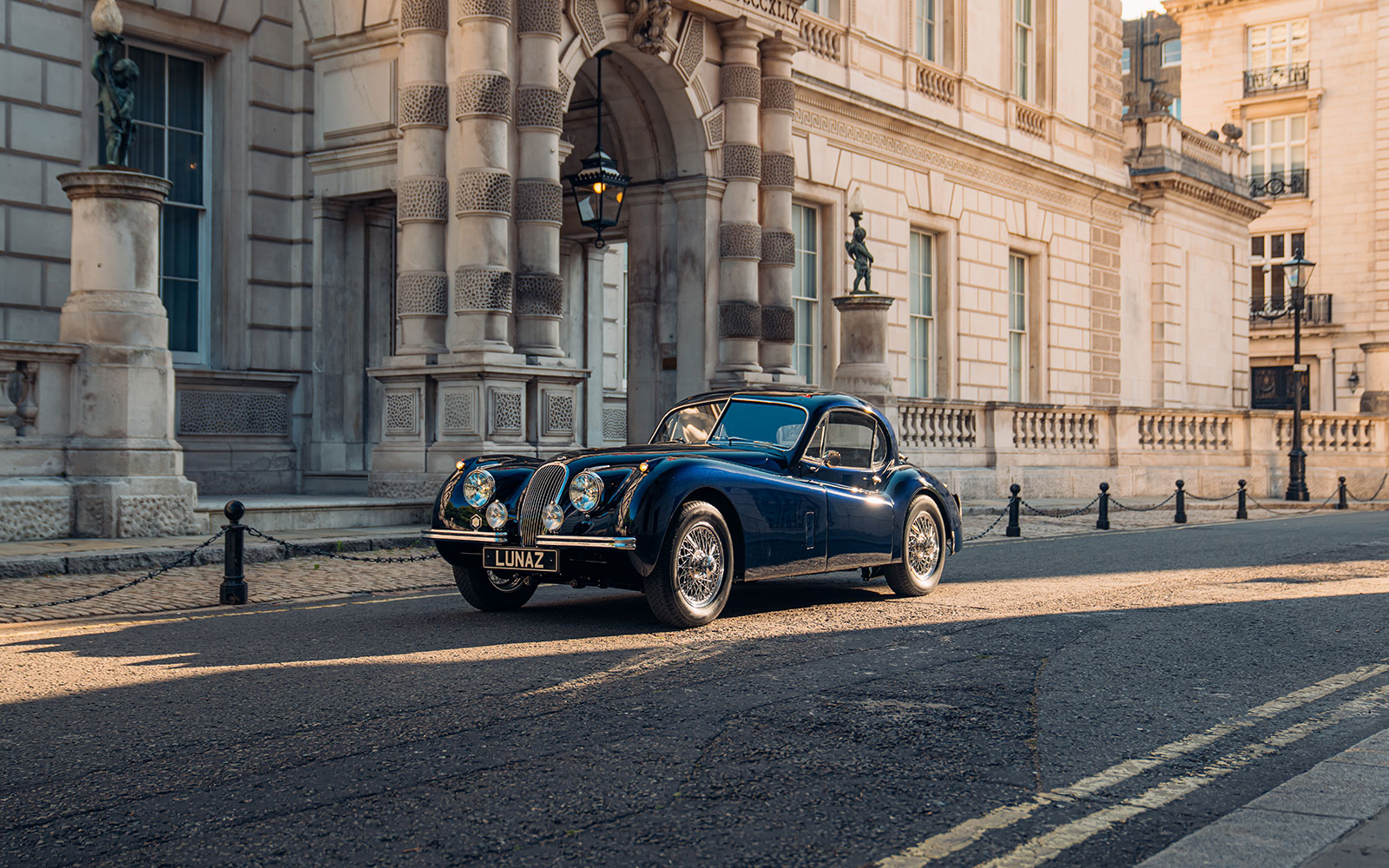 Une Jaguar XK120 de 1952 en version électrique