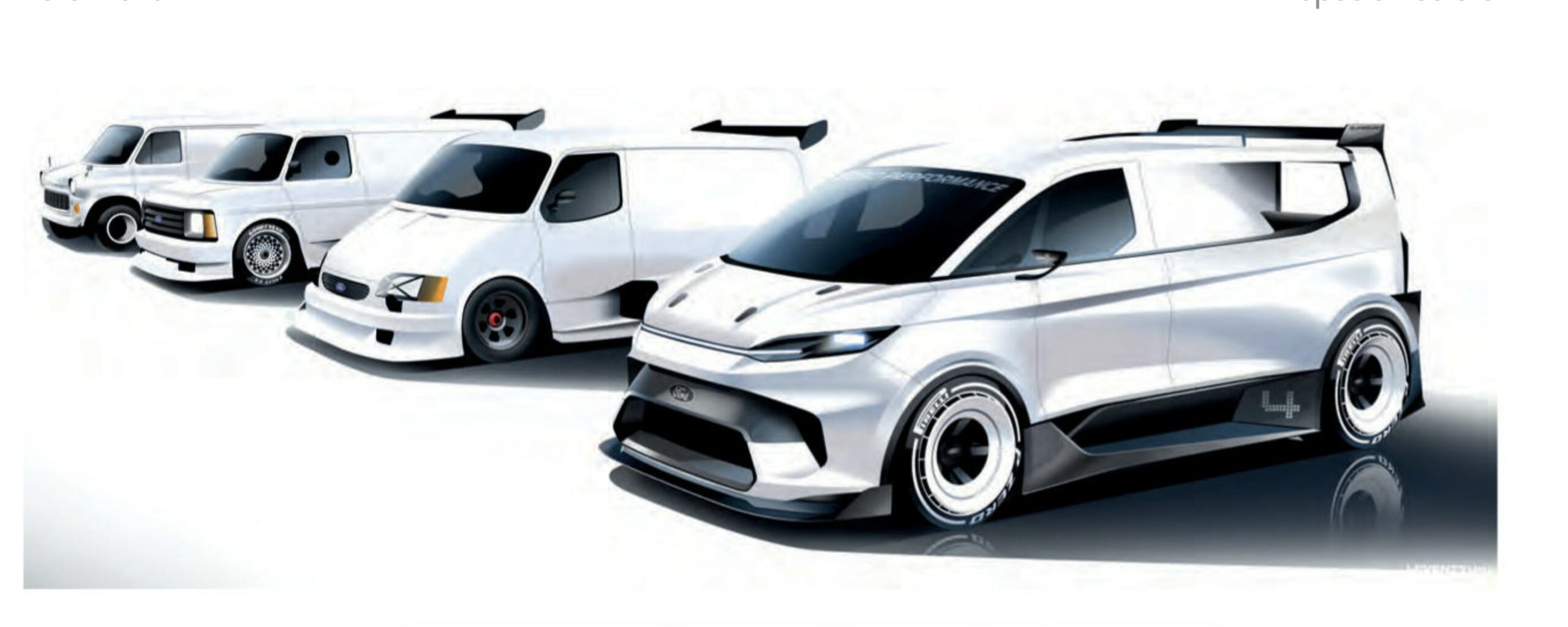 Ford Supervan : quand le Transit se prend pour une supercar