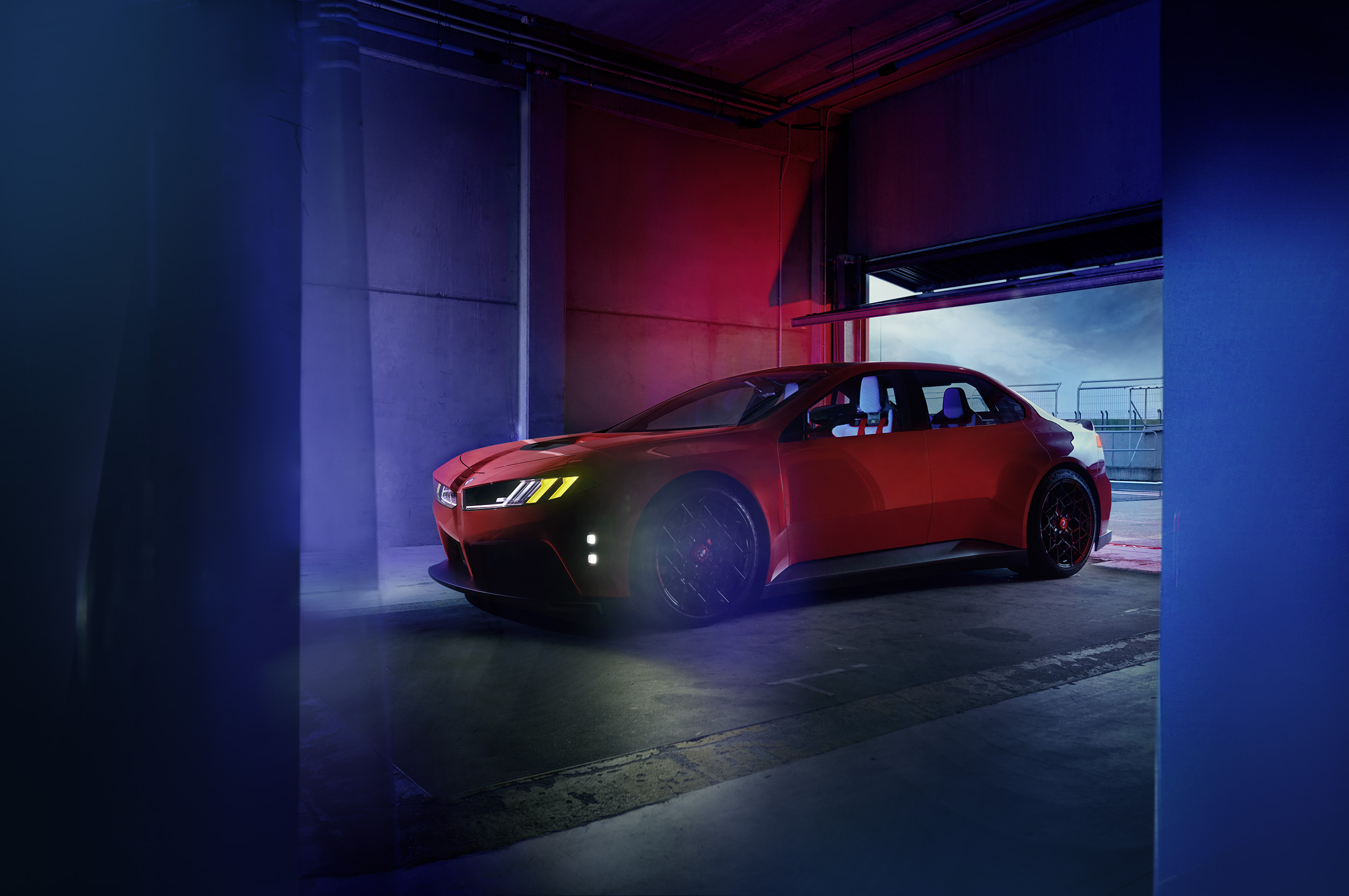 BMW M Concept Neue Klasse : La future M3 électrique ne s&rsquo;excuse de rien