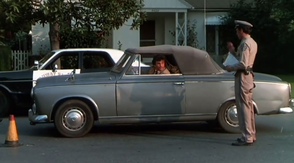 Peugeot 403 Cabriolet : L&rsquo;élégance sochalienne transformée en tas de ferraille pour Columbo